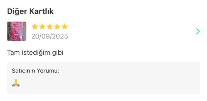 Tam istediğim gibi